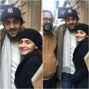 Ranbir Kapoor and Alia Bhatt are all bundled up for NYC's chilly winter mornings- view pics