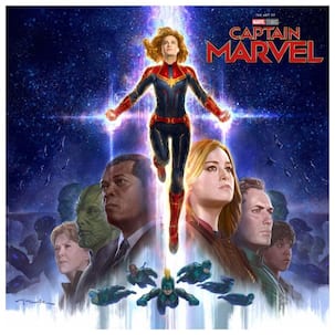 Captain Marvel: The Art of the Movie is out and Twitter can't stop thanking Marvel's Andy Park for it