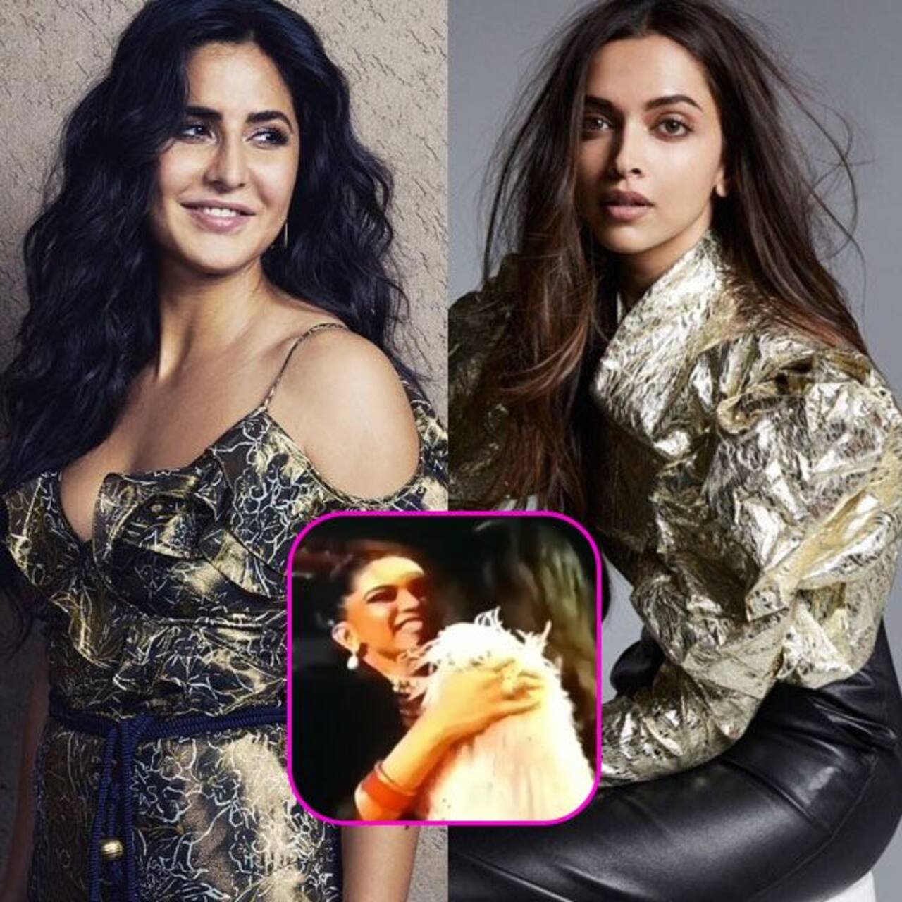 Video Ranveer Singh Does The Impossible Makes Deepika Padukone And Katrina Kaif Hug On 