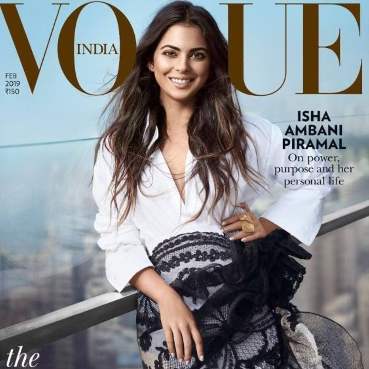 Isha Ambani Piramal on the cover of Vogue India is when power meets ...