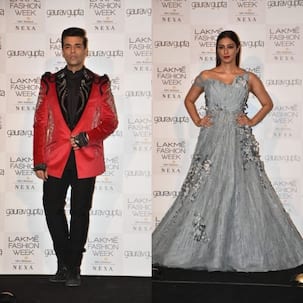 Lakme Fashion Week 2019: The ramp opens up with Karan Johar and Tabu's showstopper act at Gaurav Gupta's show