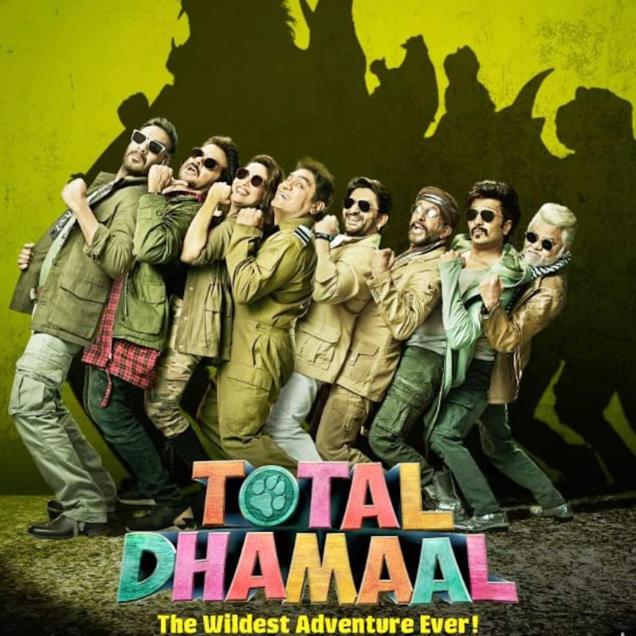 First Poster Out Ajay Devgn Madhuri Dixit Anil Kapoor Starrer Total Dhamaals Trailer Will