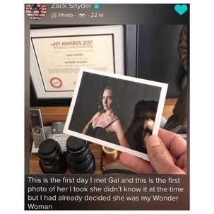 THIS was the picture that convinced Zack Snyder Gal Gadot is the perfect Wonder Woman