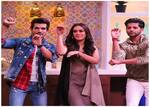 The Naagin Reunion! Surbhi Jyoti, Arjun Bijlani and Karanvir Bohra come together for a cookery show - view pics