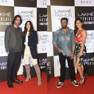 Two to Tango! Arjun Rampal-Gabriella Demetriades and Amit Sadh-Annabel DaSilva make for the stylish couples at LFW 2019 - view HQ pics