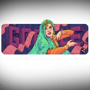 Madhubala's gorgeous Google Doodle on her 86th birth anniversary is making us fall for our eternal Anarkali once again