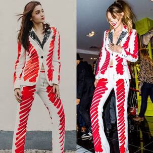 Sorry Gigi Hadid, we like this Moschino suit better on our homegirl Alia Bhatt - view pics