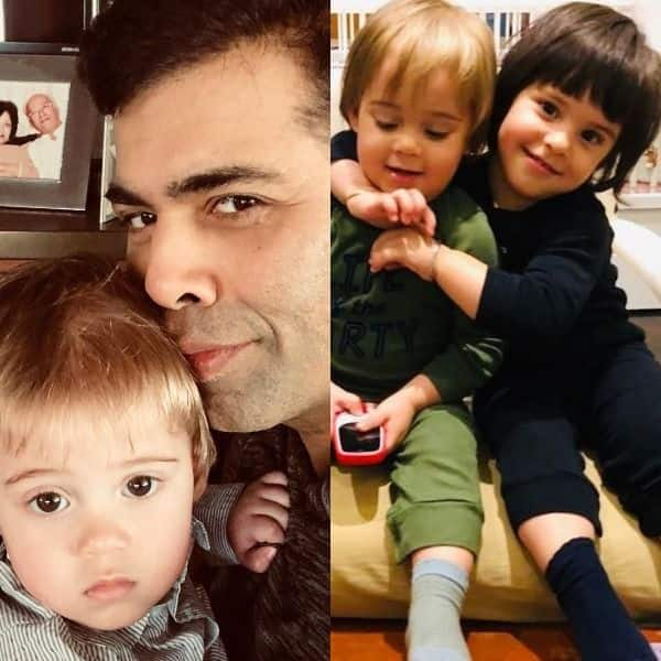 Karan Johar Singing Happy Birthday To His Twins Yash And Roohi Will ...