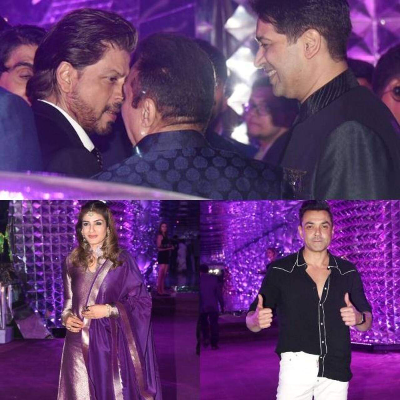 [IN PICS] Shah Rukh Khan, Raveena Tandon, Bobby Deol and others graced ...