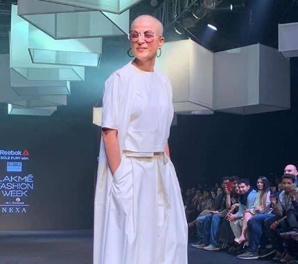 'Braveheart' Tahira Kashyap walks at the Lakme Fashion Week - view pic ...