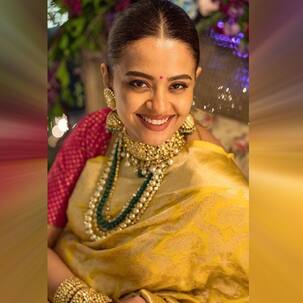 Jaw-dropping! Surveen Chawla flaunts pregnancy glow at her surreal godh bharai – view pics