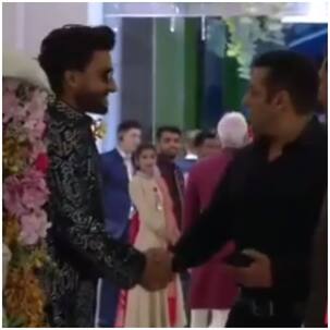 Ranveer Singh gives Salman Khan the WARMEST welcome at the Akash Ambani-Shloka Mehta wedding – view video