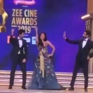 Zee Cine Awards 2019: Katrina Kaif shakes a leg with hosts Vicky Kaushal and Kartik Aaryan - watch video