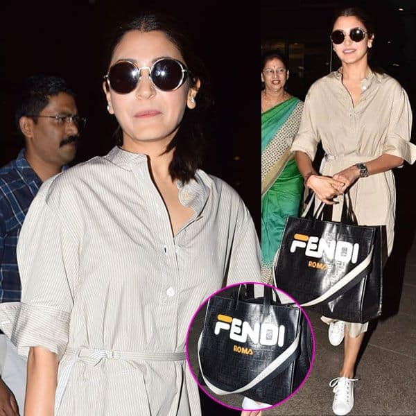 Anushka Sharma pairs Rs 1 lakh bag with high-end streetwear at airport. See  pics - India Today