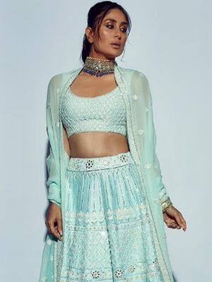 The Ambani-Mehta wedding was hit by a blue wave as Ash, PeeCee and others dressed in oceanic colours