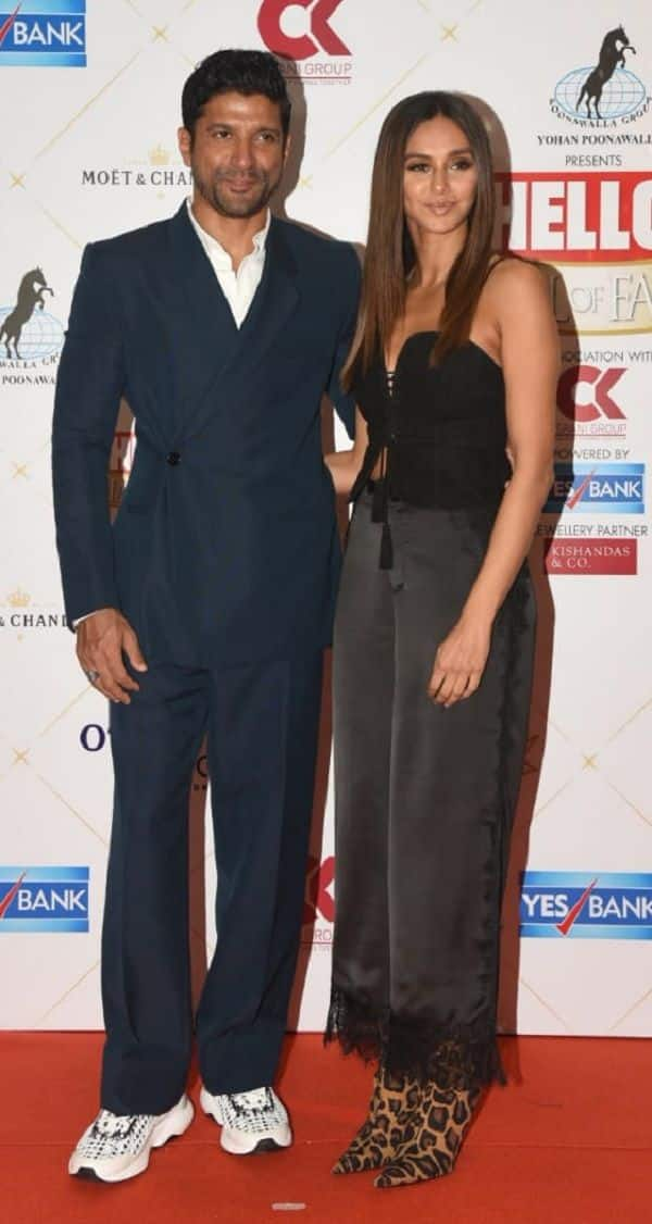 Farhan Akhtar and Shibani Dandekar's chemistry at Hello! Hall of Fame