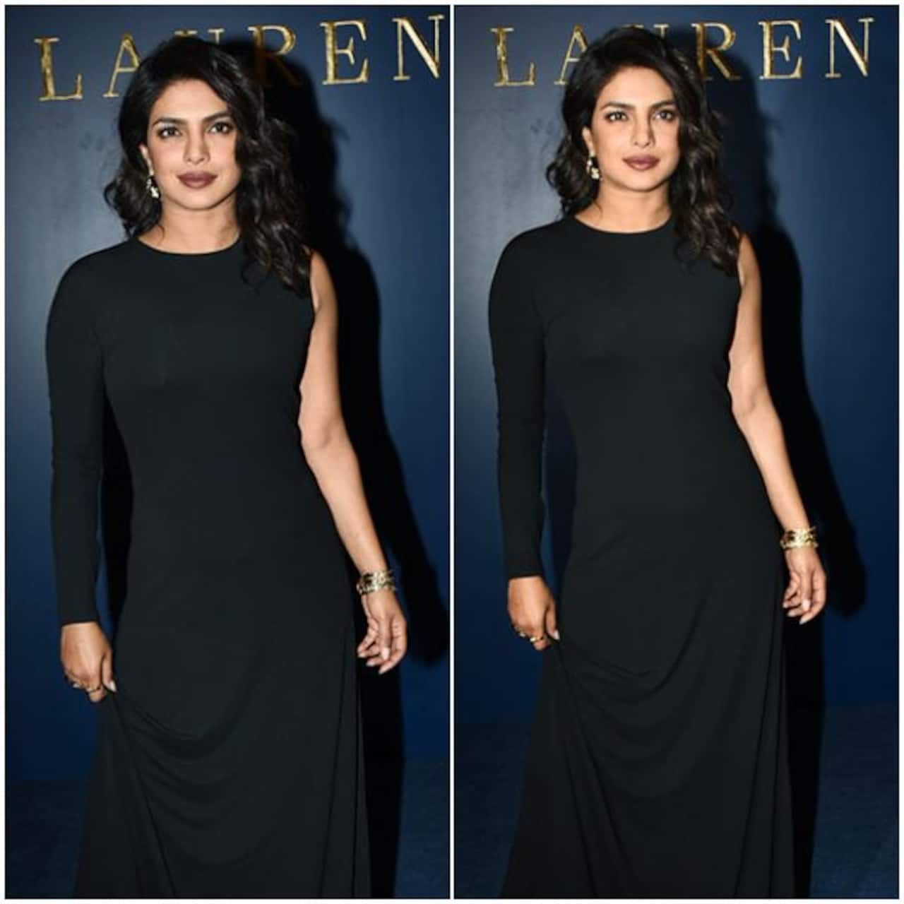 It's Expensive! Priyanka Chopra wore a black dress to a store launch ...