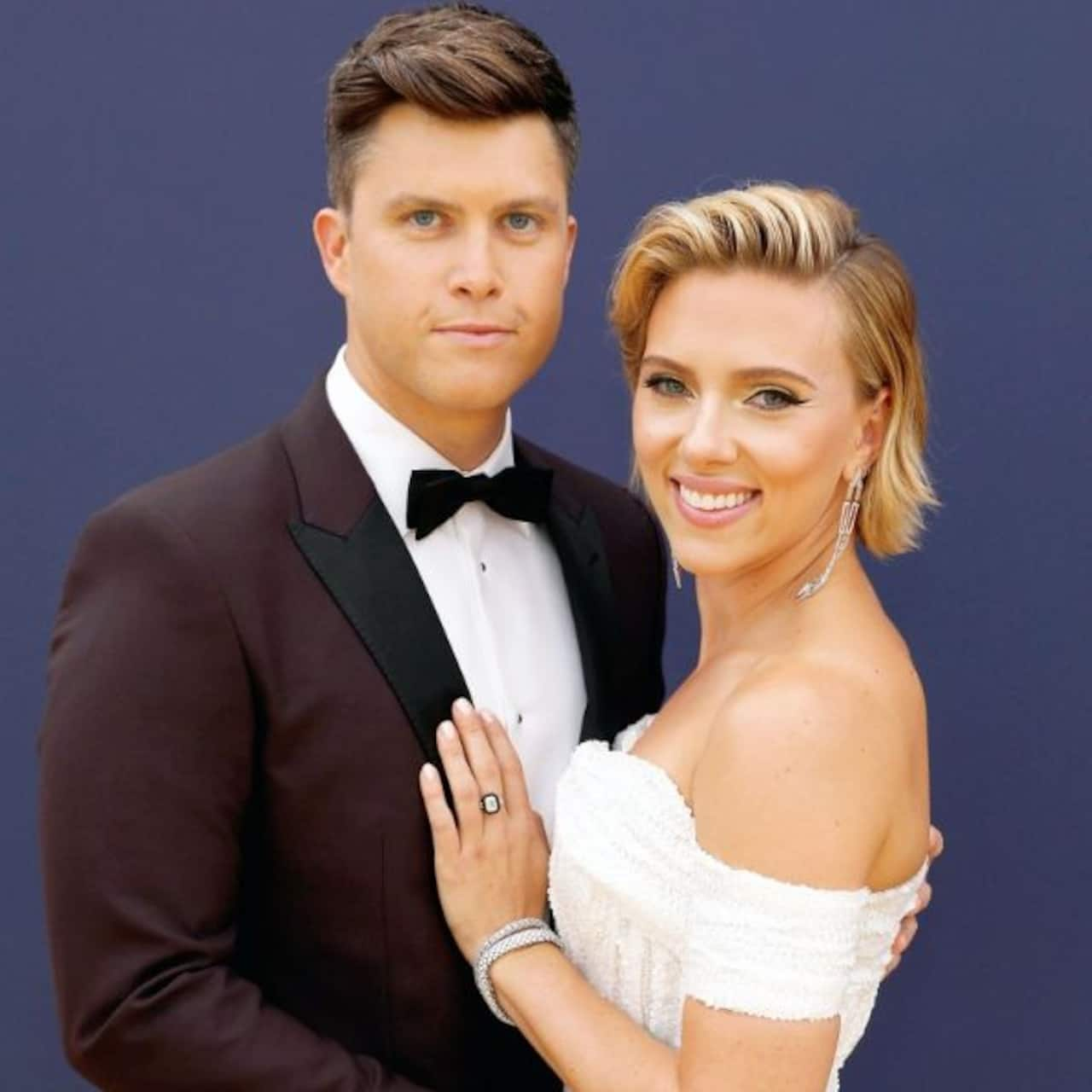 Marriage on the cards for Colin Jost and Scarlett Johansson who are in ...