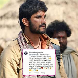 'I have no Godfather, I've made you (all) my Gods and fathers,' is Sushant Singh Rajput's message to fans on his 'labour of love' Sonchiriya