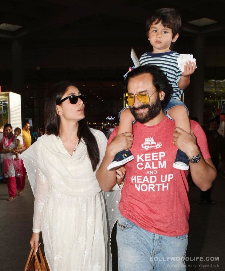 Taimur Ali Khan is back in the bay with loads of chocolates and goodies ...