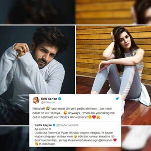 कार्तिक आर्यन और कृति सेनॉन के बीच नहीं हुई है कोई लड़ाई, ट्वीट कर कहा ‘अजी सुनती हो...’