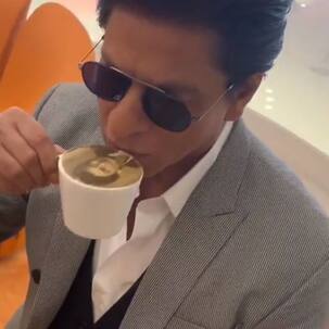 Shah Rukh Khan shares a video sipping coffee which leaves fans guessing – watch here