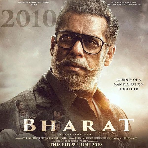 Bharat new poster An elderly Salman Khan tells us that his colourful experiences outweigh his greys