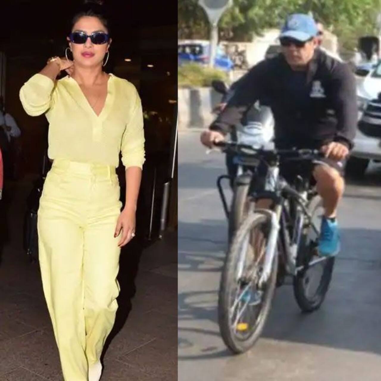 Pictures of Salman Khan taking a cycle ride and Priyanka Chopra flaunting her mangalsutra went viral this week