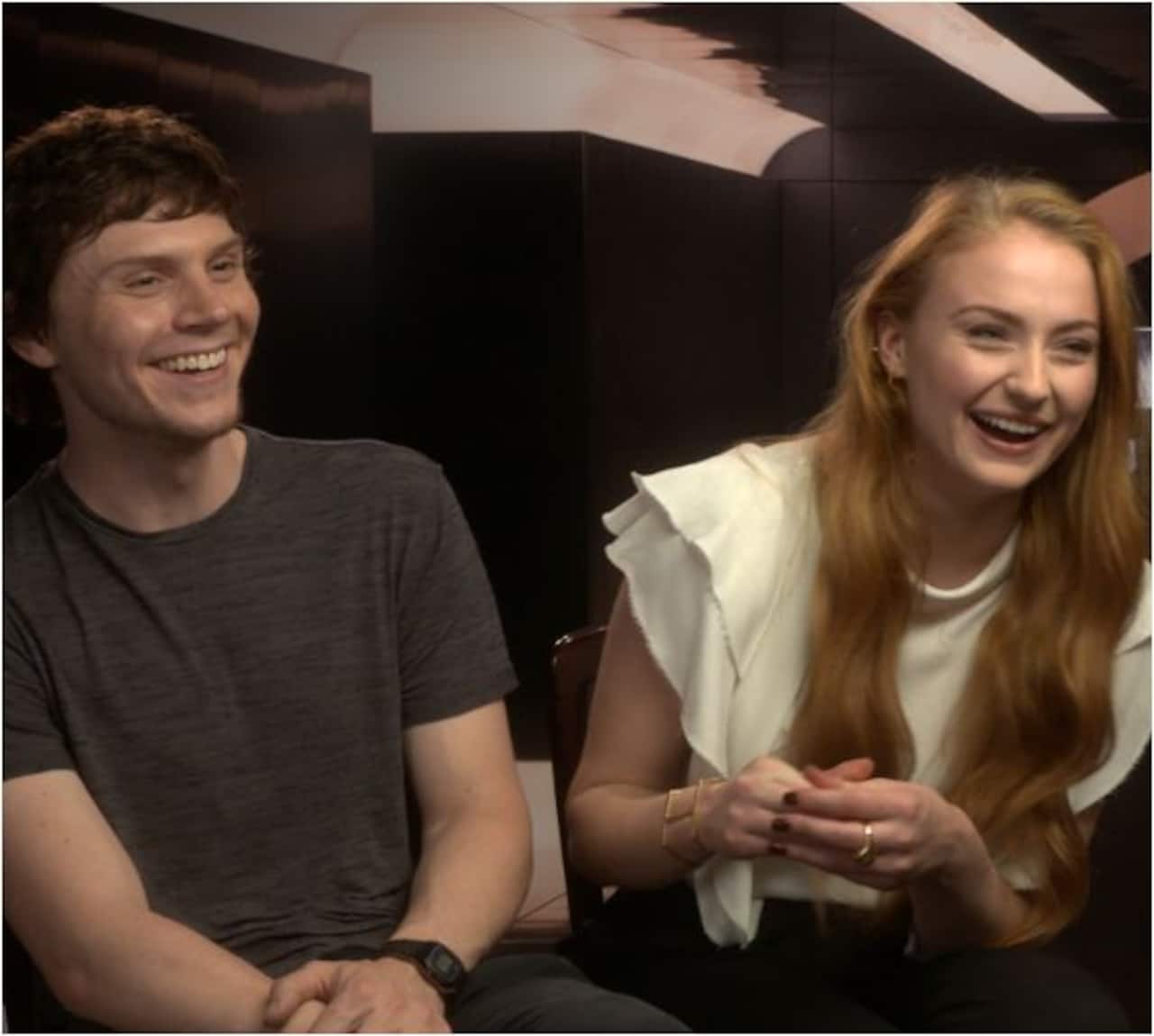X-Men: Dark Phoenix stars Sophie Turner and Evan Peters reveal the prankster on sets and it's someone you'd never expect