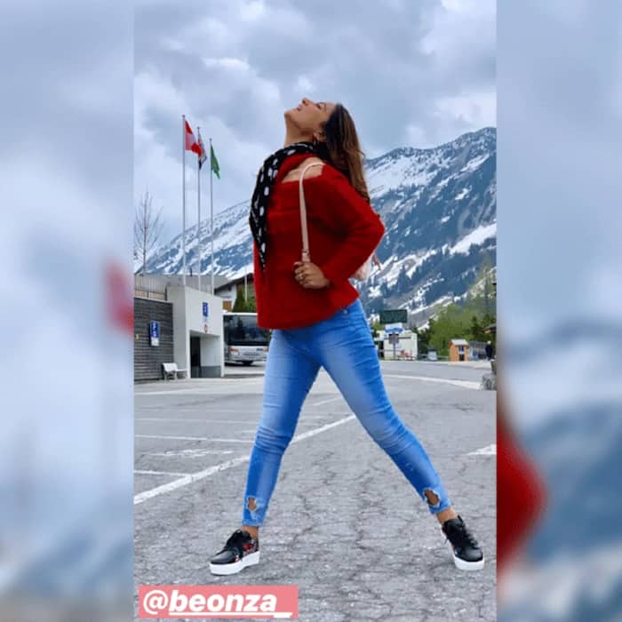 स्विट्जरलैंड की खूबसूरती ने मोहा हिना का दिल