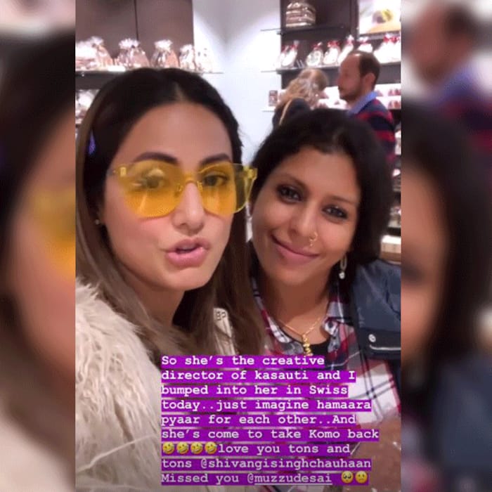 इन मोहतरमा से अचानक टकरा गई हिना