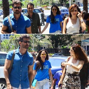 एक्स वाइफ सुजैन खान और बच्चों के साथ लंच डेट पर निकले ऋतिक रोशन, देखें फोटोज