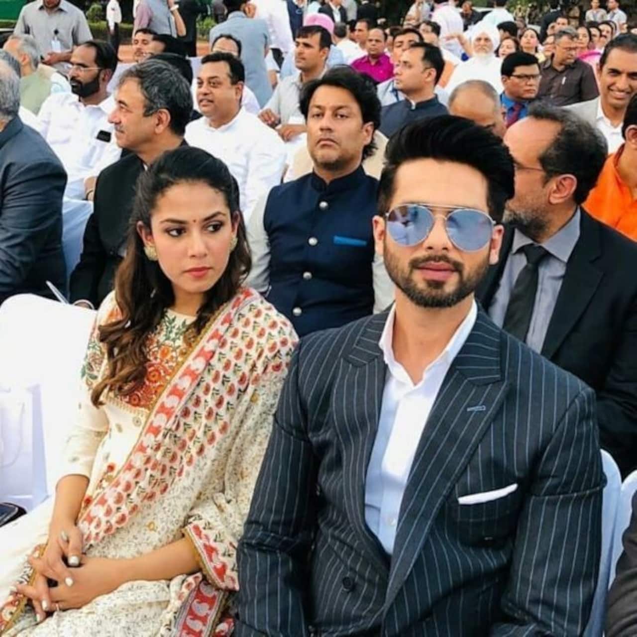 #ModiSwearingIn: Shahid Kapoor and wife Mira steal the show at the swearing-in ceremony of Narendra Modi – view pics