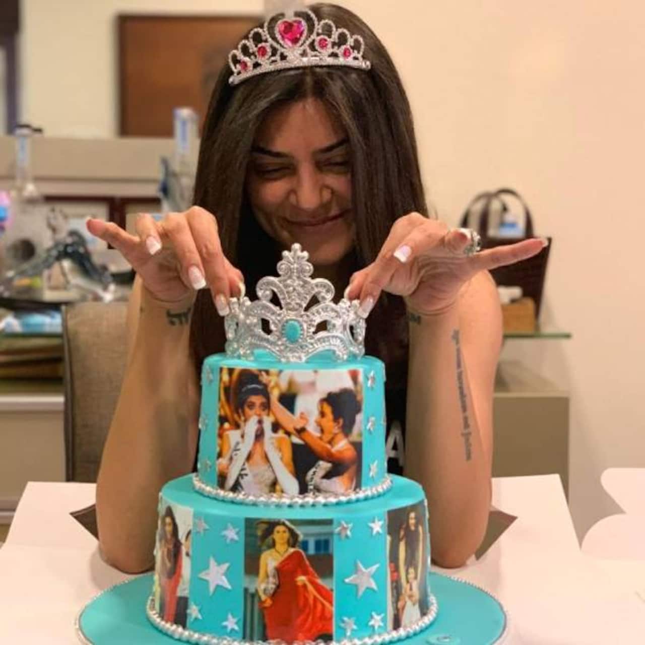 Sushmita Sen’s family crowns her again as she celebrates 25 years of winning Miss Universe – view pics and video