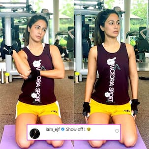 Show off! Hina Khan's gym diaries leave Kasautii Zindagii Kay 2 co-star Erica Fernandes unimpressed