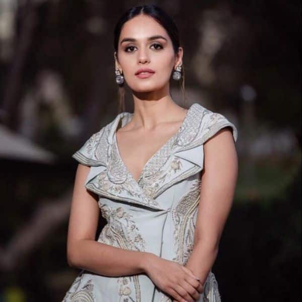 Manushi Chhillar turns black swan in classic black off-shoulder gown at  Cannes 2023