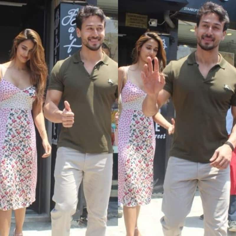 Oh, nothing much! Just sunny and smiley pictures of Tiger Shroff and Disha Patani after their Sunday brunch