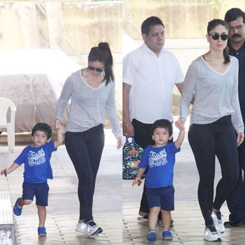 Taimur walking hand-in-hand with mommy Kareena Kapoor Khan will drive your mid-week blues away - view pics