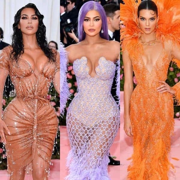 Met Gala 2019 Kim Kardashian Kylie And Kendall Jenner