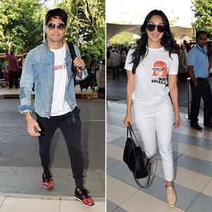Shershaah co-stars Sidharth Malhotra and Kiara Advani fly out of Mumbai to kickstart shooting for the project - view pics