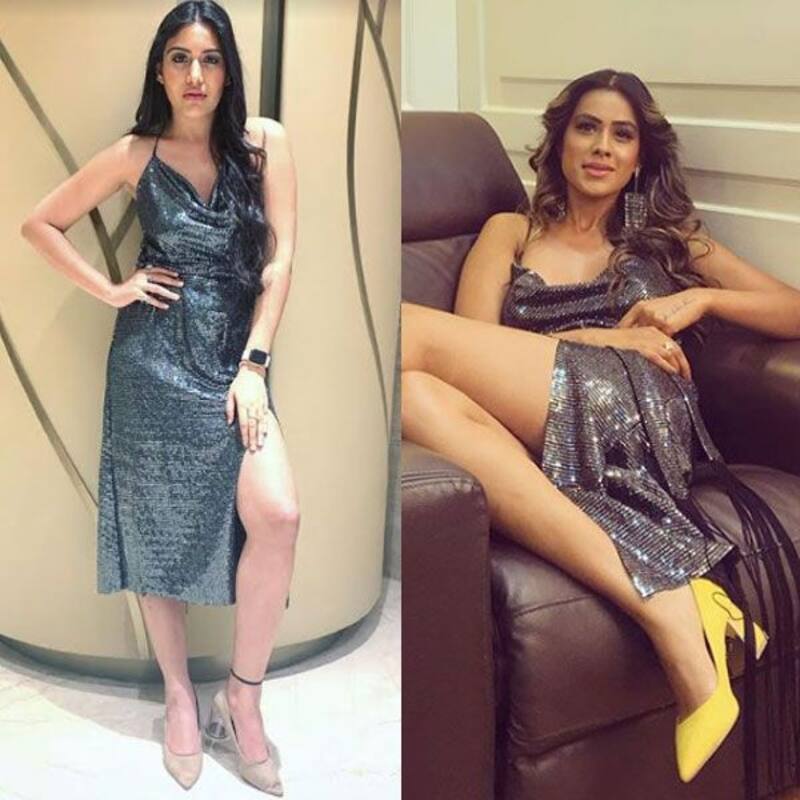 Nia Sharma or Surbhi Chandna - who looked sexier in this shimmering metallic dress? Vote Now