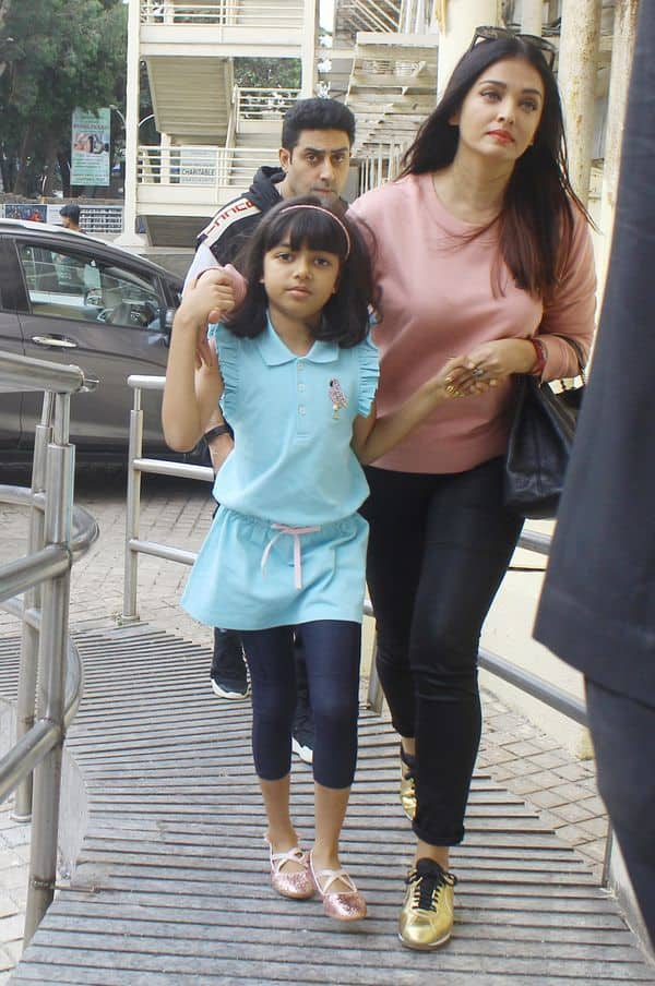 Abhishek And Aishwarya Rai Bachchan Take Daughter Aaradhya On A Movie ...