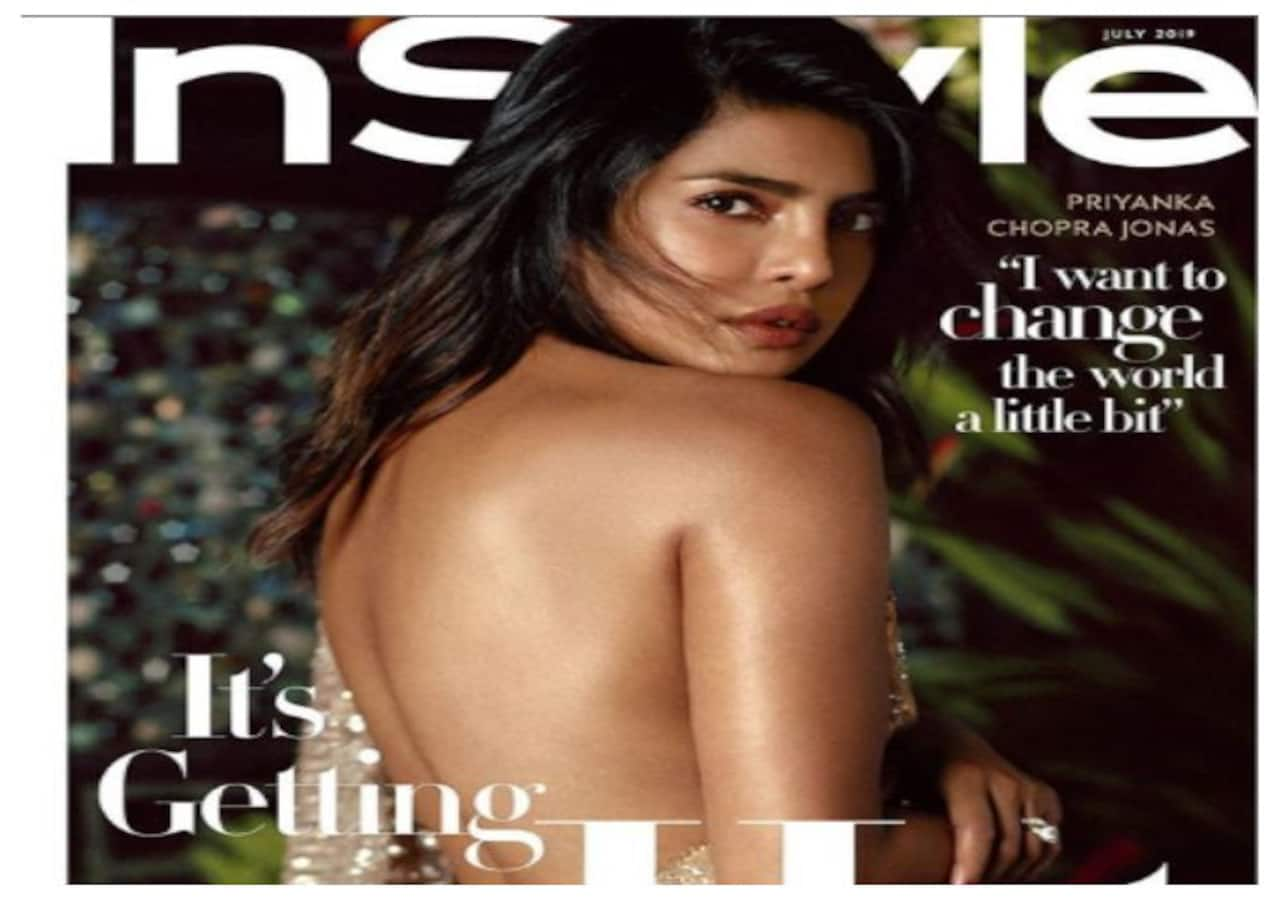 Backless Priyanka Chopra oozes sex appeal in a saree on this magazine cover  - view pic - Bollywood News & Gossip, Movie Reviews, Trailers & Videos at  Bollywoodlife.com