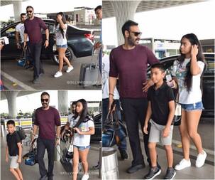 पिता वीरू देवगन के निधन के बाद अजय अपने बेटे और बेटी के साथ हुए स्पॉट, मीडिया को देख दिया ये रिएक्शन