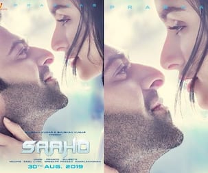 Saaho new poster: Prabhas and Shraddha Kapoor's romantic eye-lock is making our wait harder