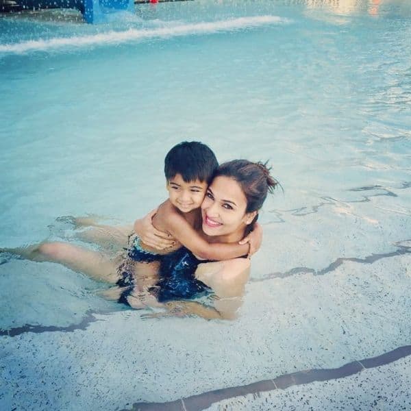 Soundarya Rajinikanth deletes swimming pool photo with son Ved after receiving backlash from fans Soundarya Rajinikanth deletes swimming pool photo with son Ved after receiving backlash from fans