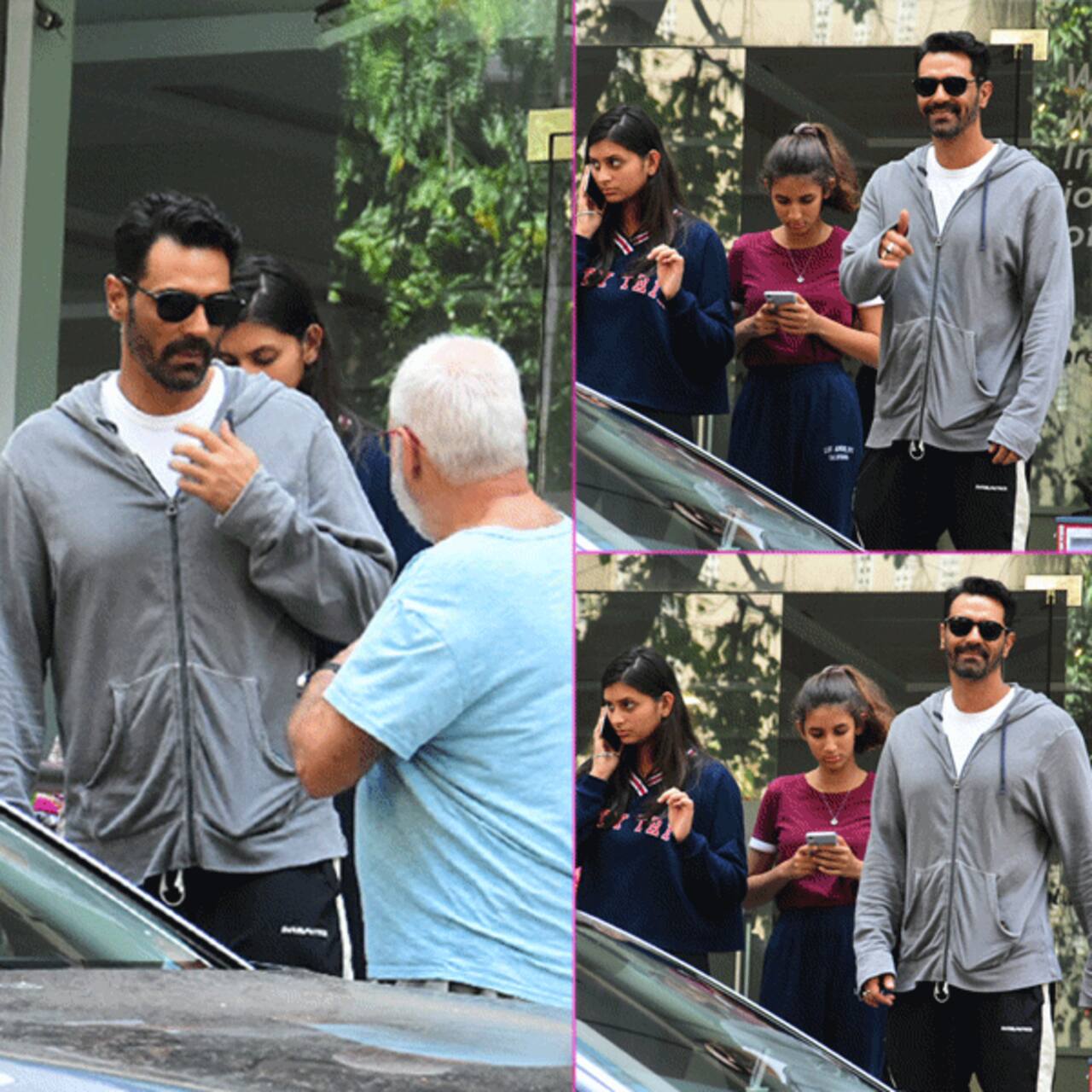 हॉस्पिटल के बाहर नजर आए अर्जुन रामपाल (Arjun Rampal)