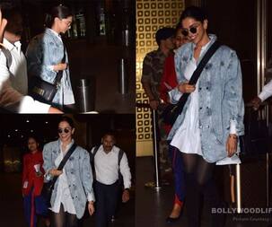 बेहद क्यूट स्माइल के साथ एयरपोर्ट पर स्पॉट हुई दीपिका पादुकोण, ताजा ये तस्वीरें हुई वायरल