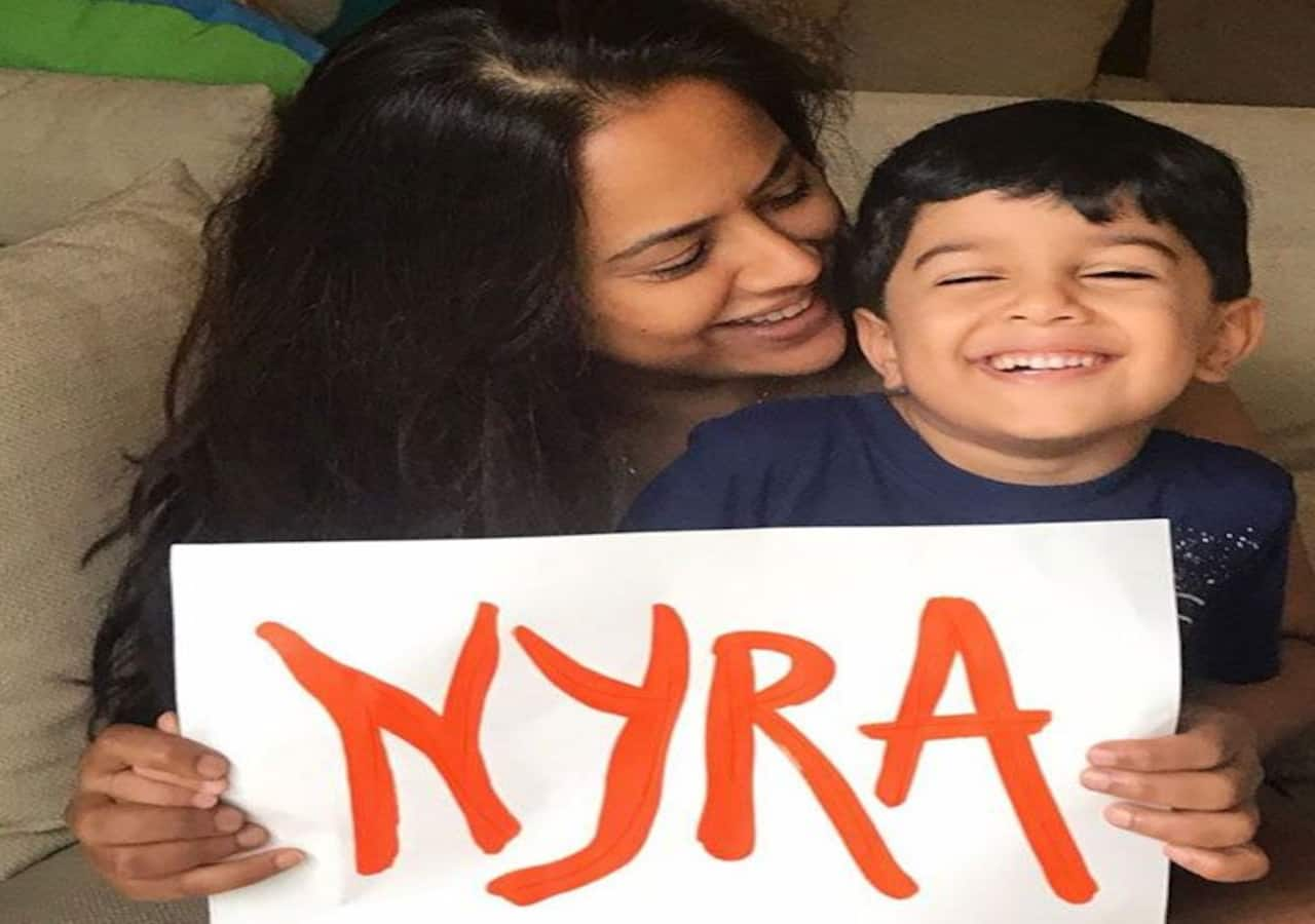 Sameera Reddy names her baby girl as Nyra - find out what it means |  Bollywood Life