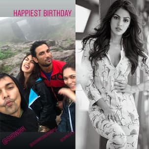 Rhea Chakraborty had the 'happiest' birthday with Sushant Singh Rajput and friends - view pic